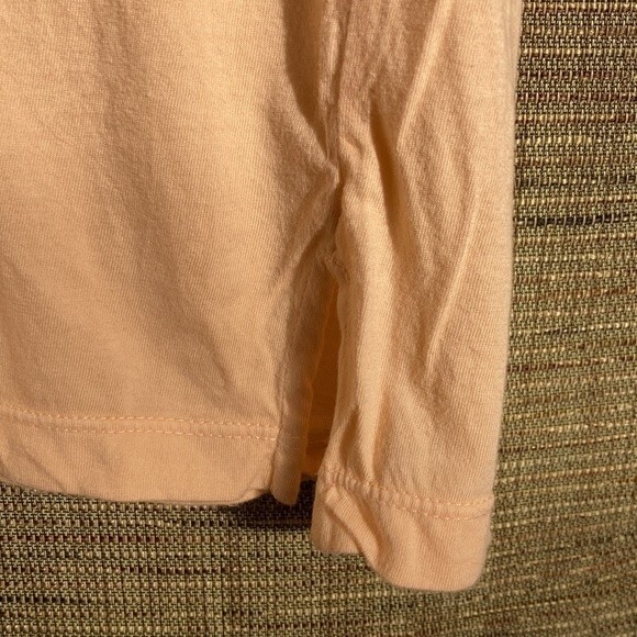 Lou and Grey supima cotton tee T-shirt light peach color - Picture 3 of 4